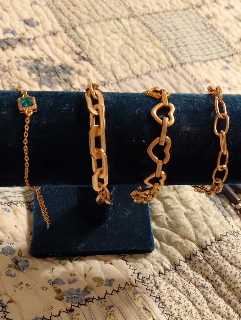 4 Goldtone Bracelets